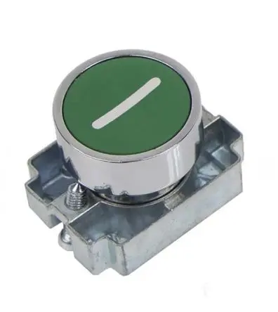 Produktfoto 1 von RS PRO RCAS Drucktastenkopf Ø 22 mm, Grün Tastend Rund Rund Metall, IP65