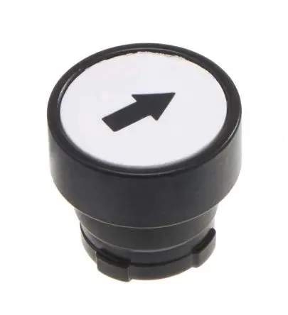 Produktfoto 1 von RS PRO RCAS Druckschalter Ø 22 mm, Weiß Tastend Rund Rund Kunststoff, IP65