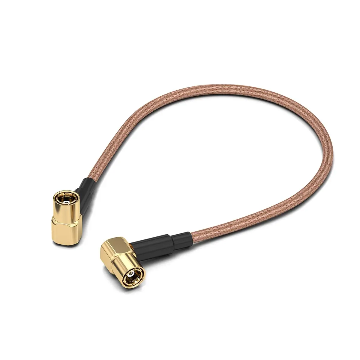 Produktfoto 1 von Wurth Elektronik SMB RG316/U Koaxialkabel, Abgeschlossen, 50 Ω, 152.4 mm, Aussen ø 2.49 mm Außen-ø , Schwarz