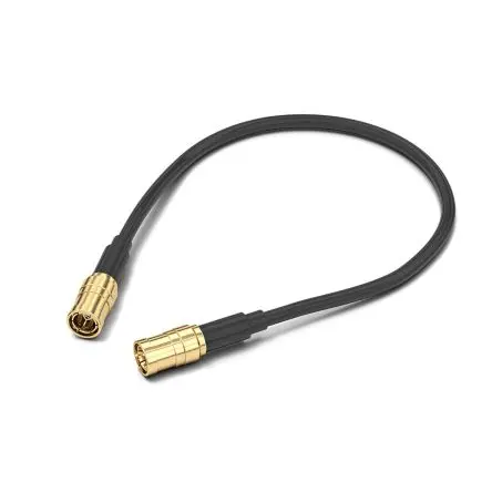 Produktfoto 1 von Wurth Elektronik SMB RG174/U Koaxialkabel, Abgeschlossen, 50 Ω, 152.4 mm, Aussen ø 2.7 mm Außen-ø , Schwarz