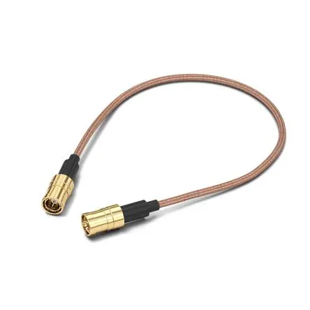 Wurth Elektronik RG178/U Koaxialkabel konfektioniert, 50 Ω, 152.4mm, SMB / SMB, Aussen ø 1.8mm B Ausricht, gerade
