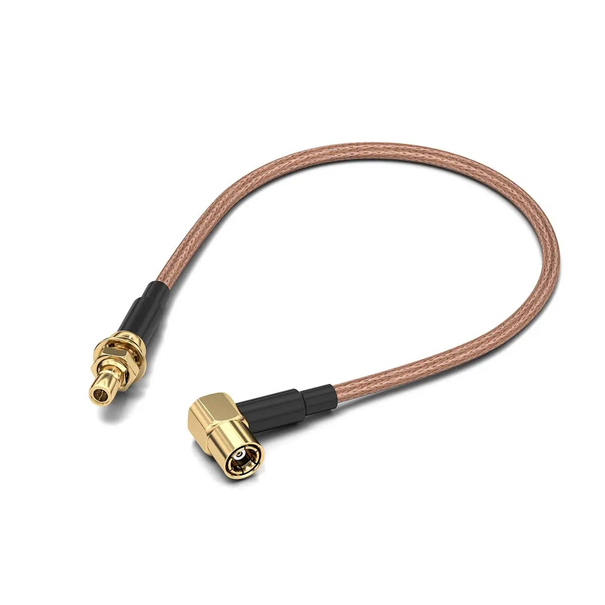 Produktfoto 1 von Wurth Elektronik SMB RG316/U Koaxialkabel, Abgeschlossen, 50 Ω, 152.4 mm, Aussen ø 2.49 mm Außen-ø , Schwarz