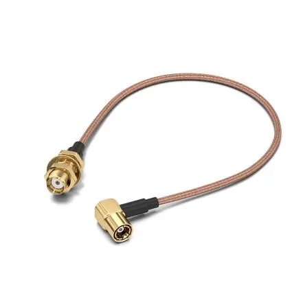 Produktfoto 1 von Wurth Elektronik SMA, SMB RG316/U Koaxialkabel, Abgeschlossen, 50 Ω, 152.4 mm, Aussen ø 2.49 mm Außen-ø , Schwarz