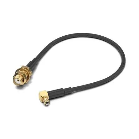 Produktfoto 1 von Wurth Elektronik MCX, SMA RG174/U Koaxialkabel, Abgeschlossen, 50 Ω, 152.4 mm, Aussen ø 2.7 mm Außen-ø , Schwarz