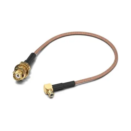 Produktfoto 1 von Wurth Elektronik MCX, SMA RG178/U Koaxialkabel, Abgeschlossen, 50 Ω, 152.4 mm, Aussen ø 1.8 mm Außen-ø , Schwarz
