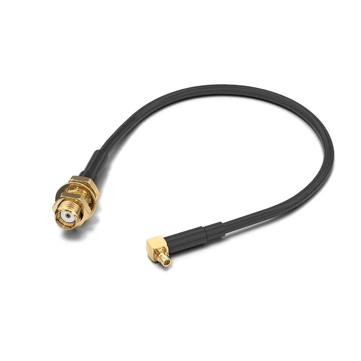 Wurth Elektronik MMCX, SMA RG174/U Koaxialkabel, Abgeschlossen, 50 Ω, 152.4 mm, Aussen ø 2.7 mm Außen-ø , Schwarz