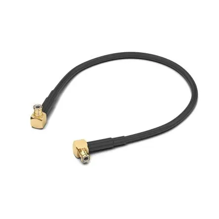 Produktfoto 1 von Wurth Elektronik MCX RG174/U Koaxialkabel, Abgeschlossen, 50 Ω, 152.4 mm, Aussen ø 2.7 mm Außen-ø , Schwarz