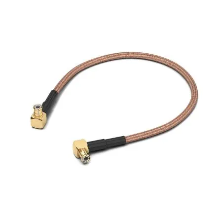 Produktfoto 1 von Wurth Elektronik MCX RG178/U Koaxialkabel, Abgeschlossen, 50 Ω, 152.4 mm, Aussen ø 1.8 mm Außen-ø , Schwarz