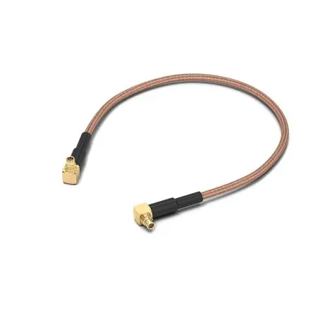 Produktfoto 1 von Wurth Elektronik MMCX RG178/U Koaxialkabel, Abgeschlossen, 50 Ω, 152.4 mm, Aussen ø 1.8 mm Außen-ø , Schwarz