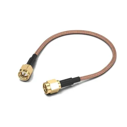 Produktfoto 1 von Wurth Elektronik SMA RG174/U Koaxialkabel, Abgeschlossen, 50 Ω, 1 m, Aussen ø 2.7 mm Außen-ø , Schwarz