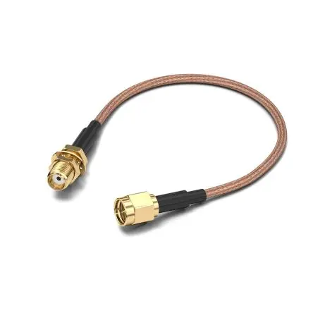 Produktfoto 1 von Wurth Elektronik SMA RG174/U Koaxialkabel, Abgeschlossen, 50 Ω, 1 m, Aussen ø 2.7 mm Außen-ø , Schwarz