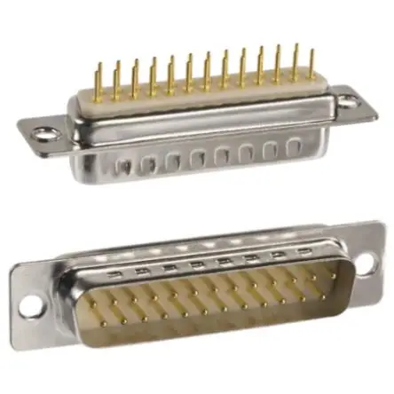 Norcomp 172 D-Sub-Steckverbinder Gerade, 25-polig 10.9 mm Raster, Frontplattenmontage Stecker, mit Gewindeeinsatz