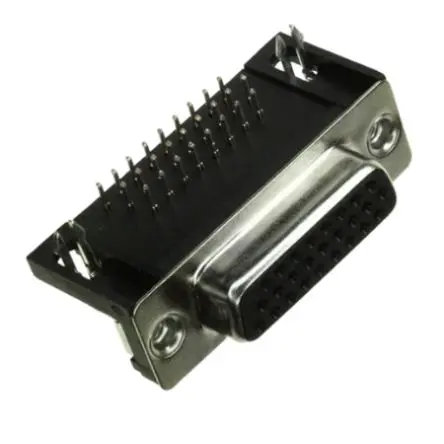 Produktfoto 1 von Norcomp 181 D-Sub-Steckverbinder gewinkelt, 26-polig 2.28 mm Raster, Panel Buchse, mit Platinenbefestigung
