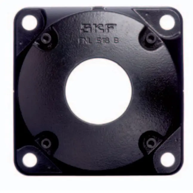 Produktfoto 1 von SKF 4-Loch Rund Lagereinheit aus Stahl, Innen-Ø 80 mm, 210 mm x 210 mm
