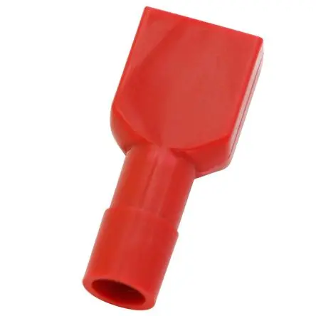 Produktfoto 1 von RS PRO RS PRO Flachsteckhülse, Rot, Isoliert, 0.8 x 6.35 mm, Buchse, 22 AWG min, 16 AWG