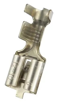 Produktfoto 1 von RS PRO RS PRO Flachsteckhülse, Silber, Unisoliert, 6.35 x 0.8 mm, Buchse, 12 AWG min, 10 AWG