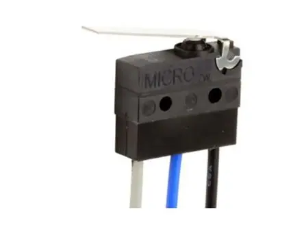 Produktfoto 1 von Honeywell Mikroschalter Langhebel gerade-Betätiger Leiterplatten-Anschlussklemme, 1-poliger Umschalter, 250 V ac, 6A