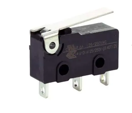 Honeywell Mikroschalter Kurzer Hebel-Betätiger Leiterplatten-Anschlussklemme, 1-poliger Umschalter, 250 V, 6A IP40 150g