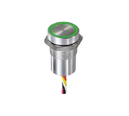 Produktfoto 1 von APEM CP Kapazitiver Schalter Kapazitiv Tastend Kurzzeitbetrieb, Rastend 5V / 24V NPN Kapazitiv Beleuchtet, Grün, Rot /
