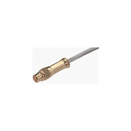 Produktfoto 1 von Huber+Suhner 11_MMCX-50-1-2/111_OE Stecker Koaxialsteckverbinder MCX-Steckverbinder, Kabel, für Koaxial-Kabel, 50 Ω