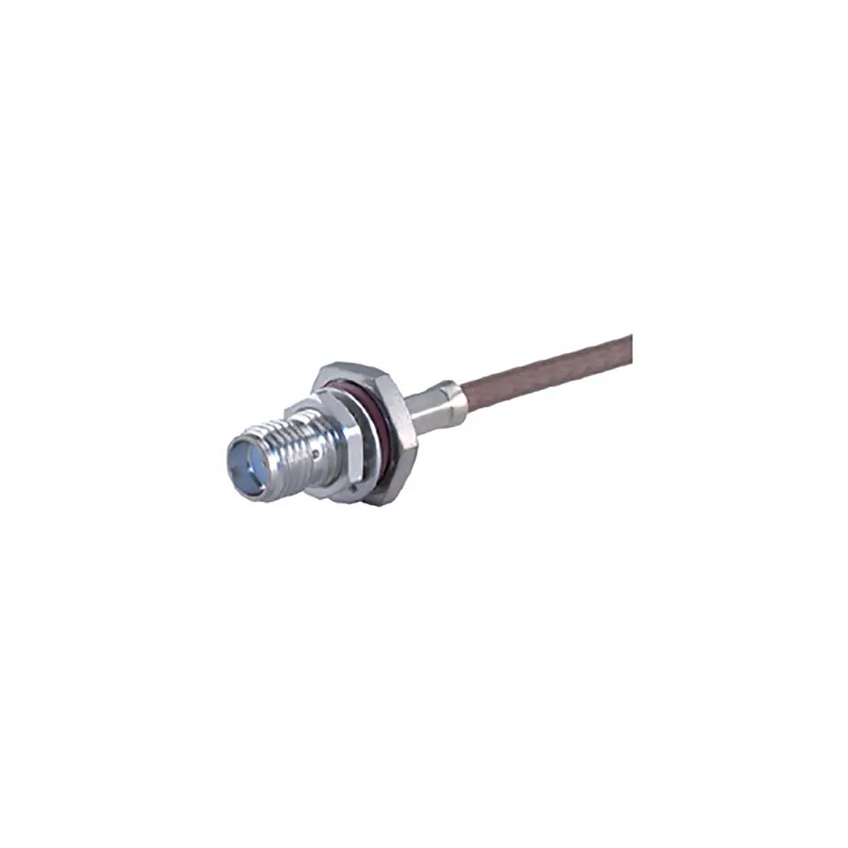 Produktfoto 1 von Huber+Suhner 24_SMA-50-2-45/133_NE Buchse Koaxialsteckverbinder SMA-Steckverbinder, Kabel, für Koaxial-Kabel, 50 Ω