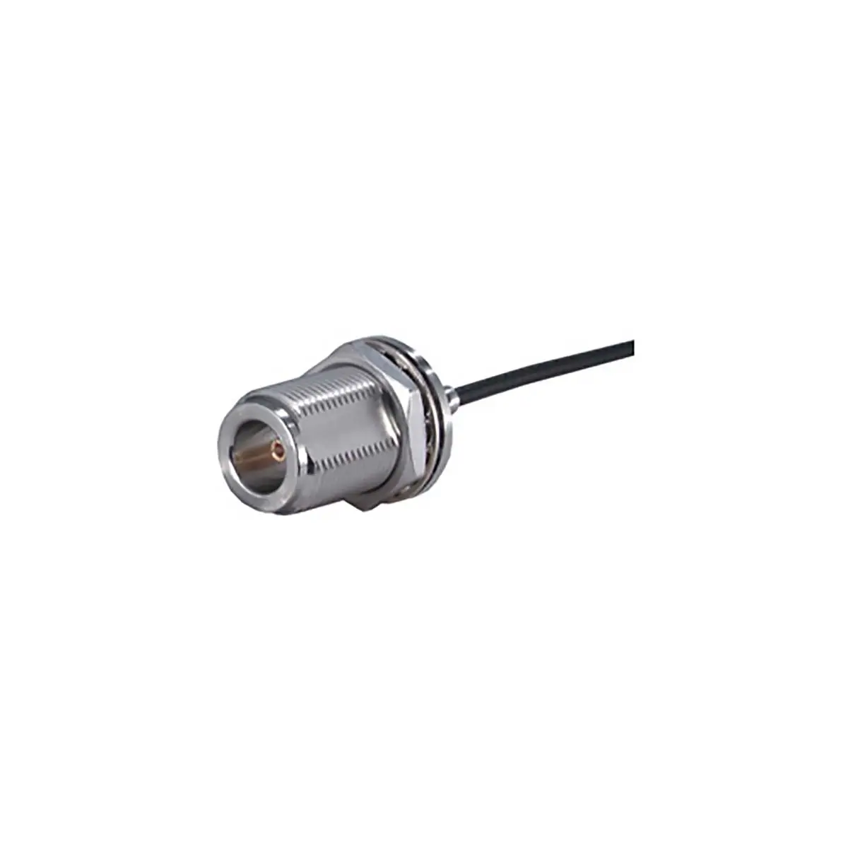 Produktfoto 1 von Huber+Suhner 24_N-50-2-4/133_NE Buchse Koaxialsteckverbinder N-Steckverbinder, Kabel, für Koaxial-Kabel, 50 Ω