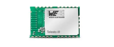 Produktfoto 1 von Wurth Elektronik HF-Modul Modul HF-Modul bis 400 kbit/s FM moduliert 3.8V / 14 dBm, Oberfläche