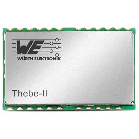 Produktfoto 1 von Wurth Elektronik HF-Modul Modul HF-Modul bis 100 kbit/s FM moduliert 3.7V / 27 dBm, Oberfläche