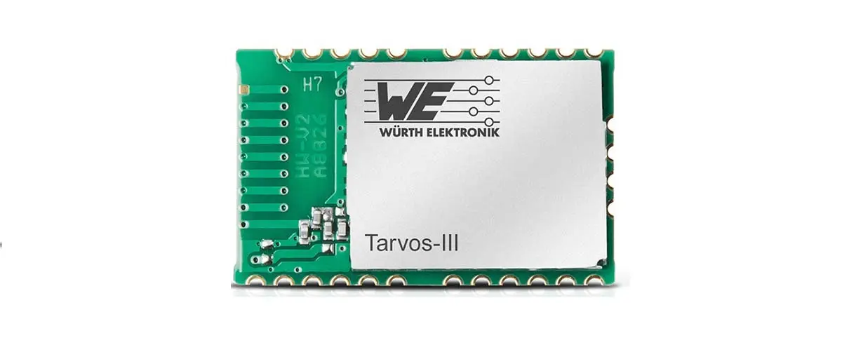Produktfoto 1 von Wurth Elektronik HF-Modul Modul HF-Modul bis 400 kbps FM moduliert 3.8 V / 14 dBm, Oberfläche