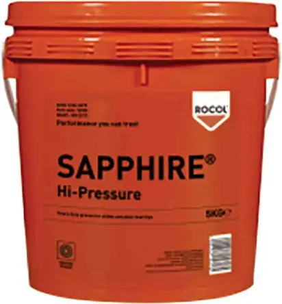 Rocol Rocol Sapphire Hi-Pressure Ton Fett Schwarz, Blau -20 °C bis 150 °C, Eimer 18 kg