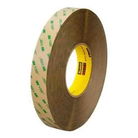Produktfoto 1 von 3M 465 Transferklebeband, Klar, -40 °C bis 260 °C, Stärke 0.106 mm 690kPa Aluminiumfolie, 25mm x 55 m