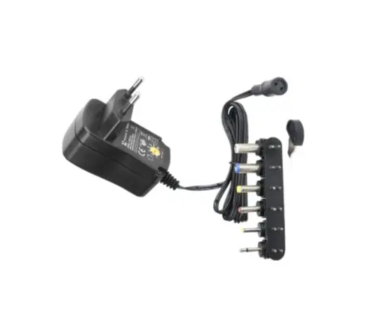 Produktfoto 1 von RS PRO 7-Kanal Steckernetzteil AC/DC-Adapter 1.8W, 90 → 264V ac, 3 V dc → 12V dc / 600mA , EU-Netzstecker