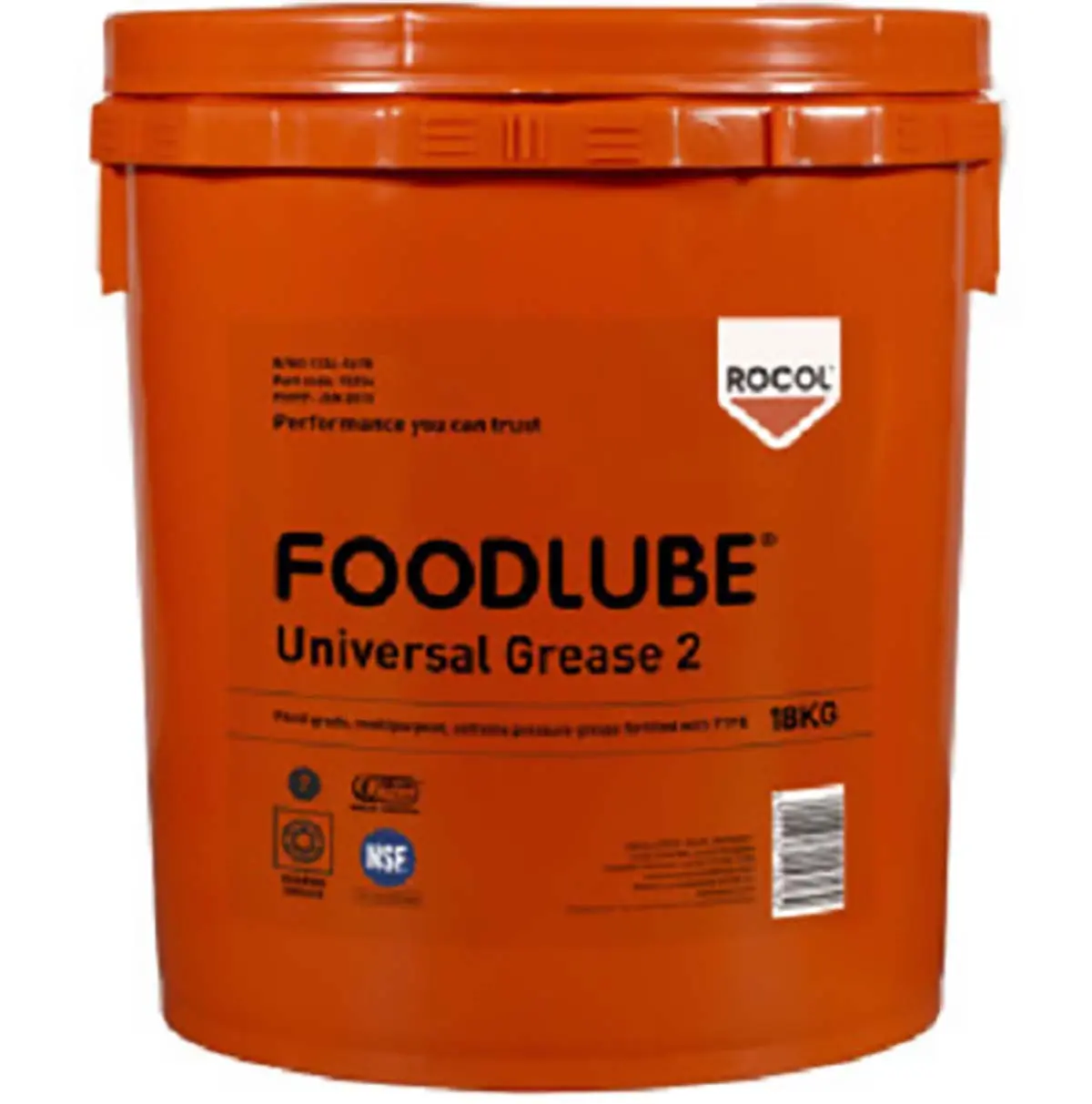 Produktfoto 1 von Rocol Rocol Foodlube® Extreme Organischer Ton Fett Braun -30°C bis +160°C, Eimer 4 kg