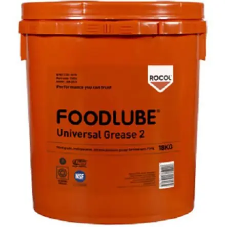 Produktfoto 1 von Rocol Rocol Foodlube Extreme Organischer Ton Fett Braun Lebensmittelsicher -30 °C bis 160 °C, Eimer 4 kg