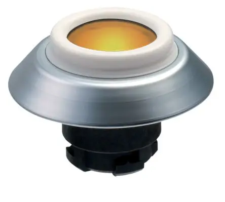 Schmersal NDLGB Druckschalter Ø 22.3 mm, Gelb Tastend Rund Kunststoff, IP67