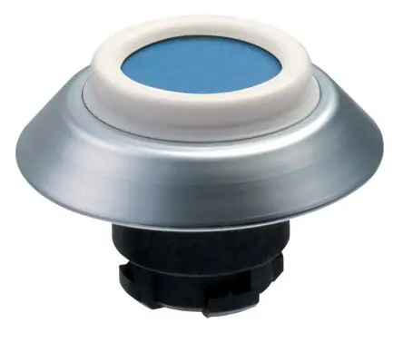 Produktfoto 1 von Schmersal NDTBL Druckschalter Ø 22.3 mm, Blau Tastend Rund Kunststoff, IP67