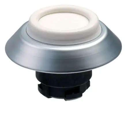Produktfoto 1 von Schmersal NDTWS Druckschalter Ø 22.3 mm, Weiß Tastend Rund Kunststoff, IP67