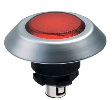 Produktfoto 1 von Schmersal NMLRT Druckschalter Ø 22.3 mm, Rot Tastend Rund Kunststoff, IP67