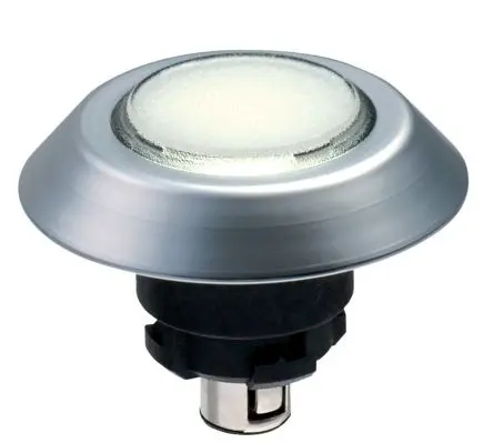 Schmersal NMLWS Druckschalter Ø 22.3 mm, Weiß Tastend Rund Kunststoff, IP67