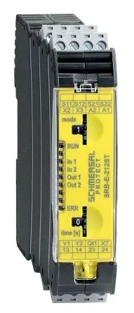 Produktfoto 1 von Schmersal SRB E 232ST Sicherheitsrelais 24V dc, 3 Sicherheitskontakte, 1 Hilfsschalter, Automatisch RoHS SIL IEC 61508
