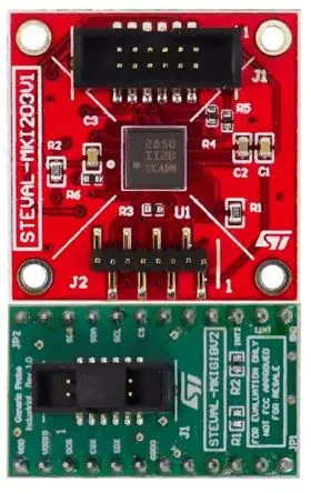 Produktfoto 1 von STMicroelectronics IIS2ICLX MEMS-Neigungsmesser-Kit, Evaluierungsplatine Entwicklungstool Sensor für Schwingungsanalyse