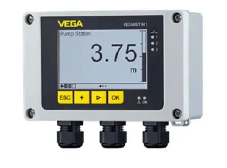 Produktfoto 1 von Vega VEGAMET 861 Niveauregler 1 x Eingänge Wand, U Sonde = 27 V 230V Spannung Analog