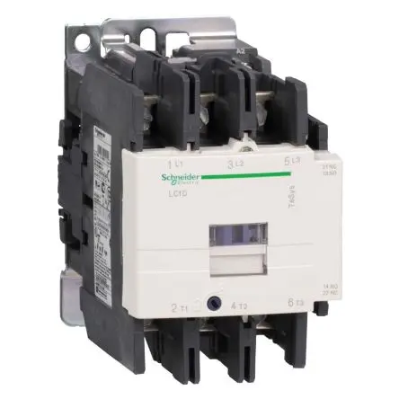 Produktfoto 1 von Schneider Electric TeSyS D Schütz 110V dc-Spule, 3-polig, 1kV / 95 A 110V dc 45 kW 3 Schließer Motorsteuerung,