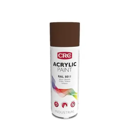 Produktfoto 1 von CRC 400 ml CRC Acrylic Paint Sprühfarbe Braun Glänzend, RAL 8011