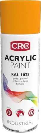 Produktfoto 1 von CRC 400 ml Acrylic Paint Sprühfarbe Gelb Glänzend, RAL 1028