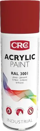 Produktfoto 1 von CRC 400 ml CRC Acrylic Paint Sprühfarbe Rot Glänzend, RAL 3001