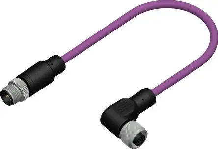 Produktfoto 1 von RS PRO CDF, 5-polig Sensor-Betätigungselementkabel, Rechtwinklig Buchse 5 / Gerade Stecker, Länge 5 m
