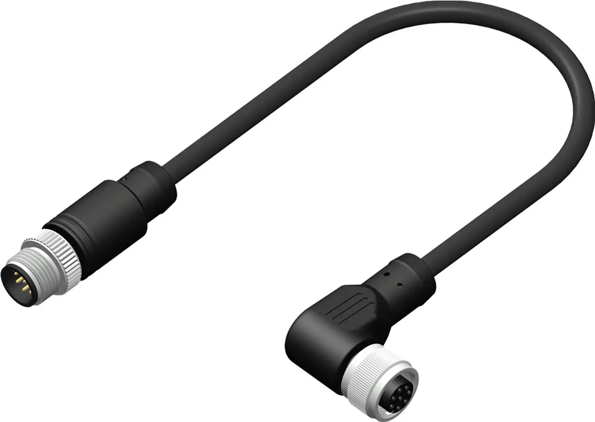 Produktfoto 1 von RS PRO CDF, 8-polig Sensor-Betätigungselementkabel, Rechtwinklig Buchse 8 / Gerade Stecker, Länge 5 m