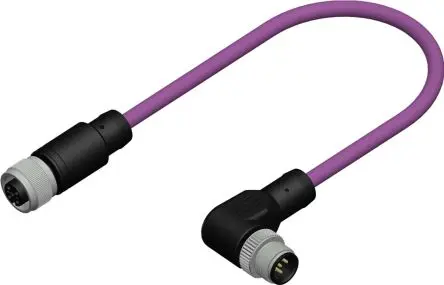 Produktfoto 1 von RS PRO CDF, 5-polig Sensor-Betätigungselementkabel, Gerade Buchse 5 / Gerade Stecker, Länge 5 m