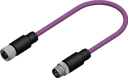 Produktfoto 1 von RS PRO CDF, 5-polig Sensor-Betätigungselementkabel, Gerade Buchse 5 / Gerade Stecker, Länge 5 m